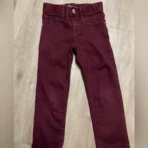 Gap kids burgundy size 5